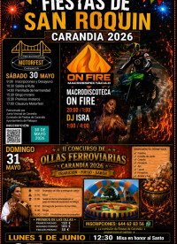Fiestas de San Roquín 2026 - Carandía 