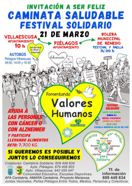 Marcha solidaria 'Gracias a la vida'  ...