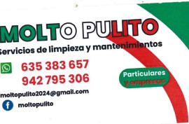 MOLTO PULITO LIMPIEZA, MANTENIMIENTO Y ...