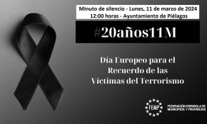 Minuto silencio en memoria víctimas ...