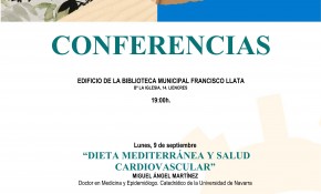 Conferencia 'Dieta mediterránea y ...