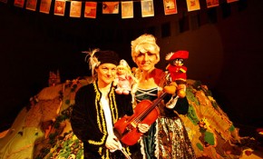 'El gato con botas' - Arte en escena