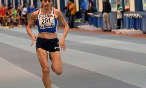 La atleta del Piélagos Carmen Blanco, ...