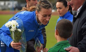 La altleta del Piélagos Elena Moreno, ...