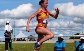 La atleta del Piélagos Irene Pelayo, ...