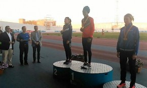 La atleta del Piélagos Irene Pelayo, ...