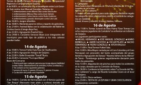 Quijano celebra del 13 al 17 de agosto ...