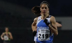 La atleta del Piélagos Nuria Lugueros ...