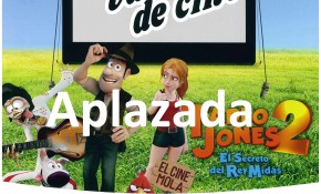 Aplazada la sesión de cine al aire ...