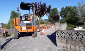 La obra de instalación de una nueva ...