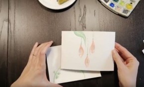 Un taller de elaboración de tarjetas, ...