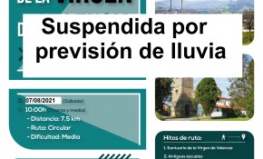 Suspendida por previsión de lluvia la ...