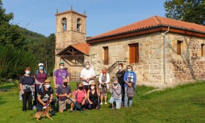 Los participantes en la novena salida ...