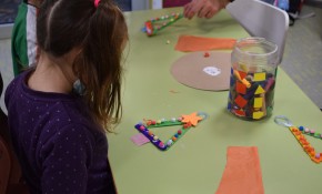 Tarde de manualidades navideñas ...