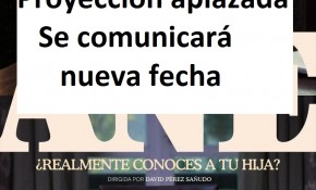 Aplazada la proyección de la película ...