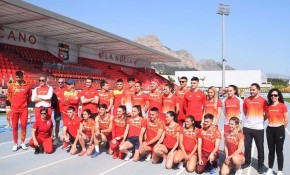 La atleta del Piélagos Lara Gómez en ...