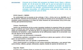 Abierto el plazo de solicitud de ayudas ...