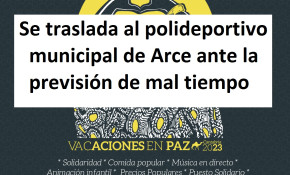 Trasladada al polideportivo municipal ...