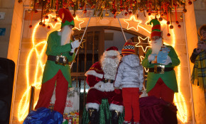 Papá Noel viaja desde Laponia a ...