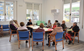 Las participantes en el Taller ...