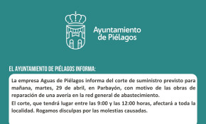 Aviso de corte de suministro de agua ...