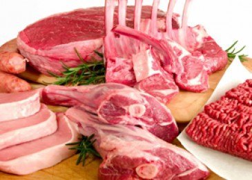 Carnes: cordero, ternera, cerdo, etc.