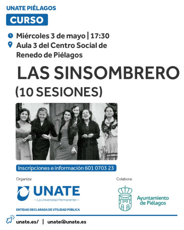 Curso 'Las Sinsombrero' - UNATE ...