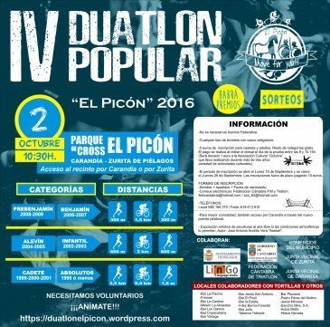 IV Duatlón Popular ''El Picón'' - ...