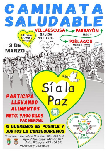 Marcha saludable 'Sí a la Paz' 