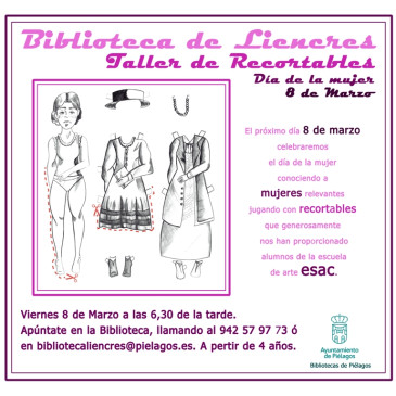 Taller recortables mujeres relavantes ...