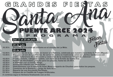 Fiestas de Santa Ana 2024 - Arce 