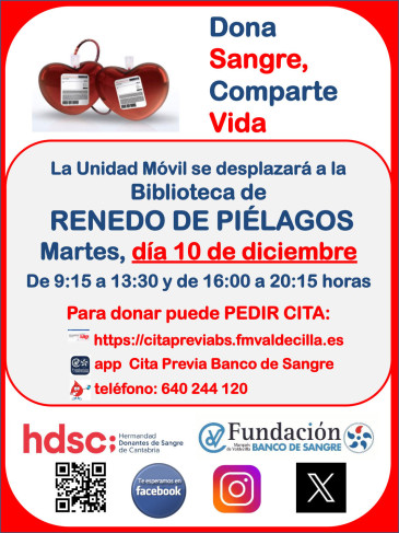 Jornada donación de sangre - Renedo de ...