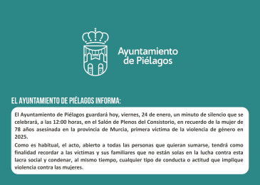 Minuto de silencio en memoria última ...