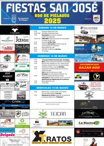 Fiestas de San José 2025 - Boo de ...