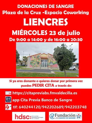 Jornada donación de sangre en Liencres