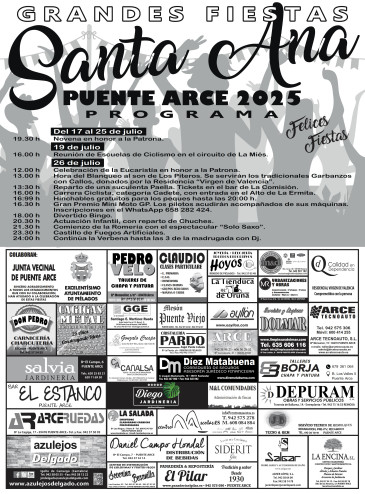 Fiestas de Santa Ana 2025  - Arce