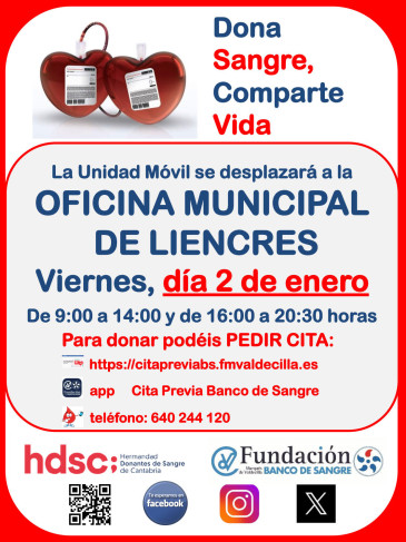 Jornada donación sangre en Liencres