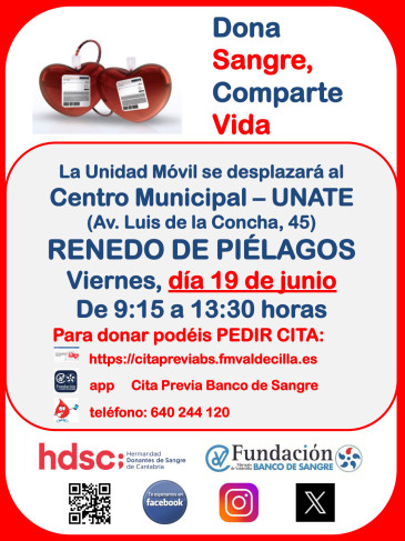 Jornada donación sangre en Renedo