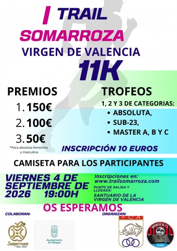 I Trail Somarroza 'Virgen de Valencia' 