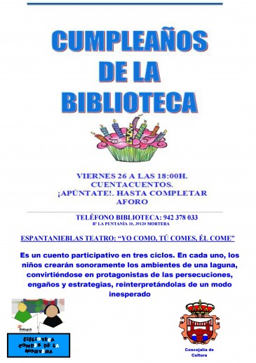 Cuentacuentos II anversario Biblioteca ...