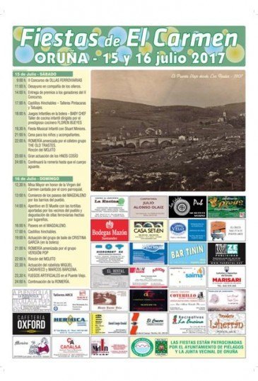 Fiestas del Carmen 2017 - Oruña de ...