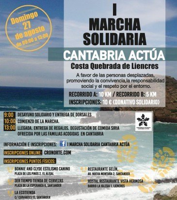 I Marcha Solidaria Cantabria Actúa
