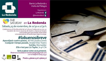 Maratón de micro escenas de teatro y ...