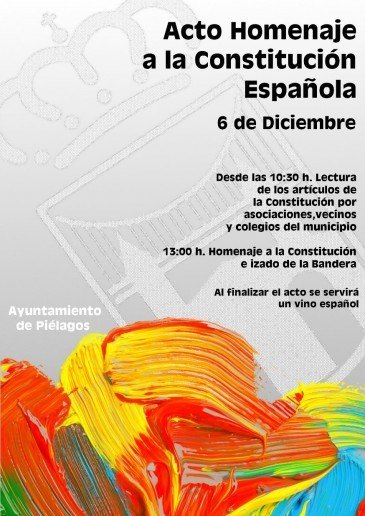 Acto homenaje a la bandera y la ...