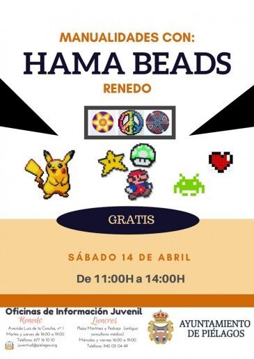 Taller juvenil de manualidades con Hama ...