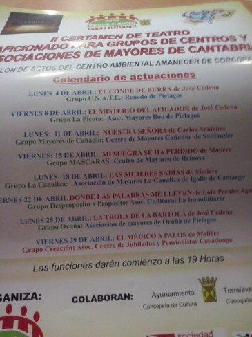 II Certamen de teatro aficionado para ...