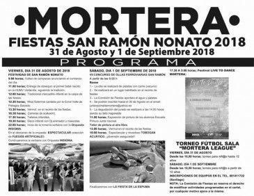 Fiestas San Ramón Nonato 2018 - Mortera