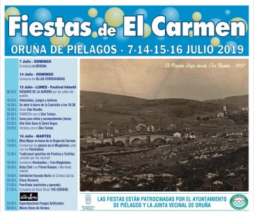 Fiestas de El Carmen 2019 - Oruña de ...
