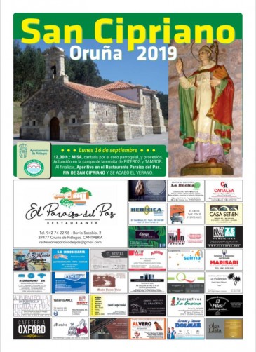 Fiestas de San Cipriano 2019 - Oruña ...