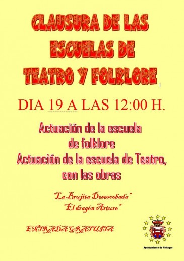 Clausura actividades Escuelas ...